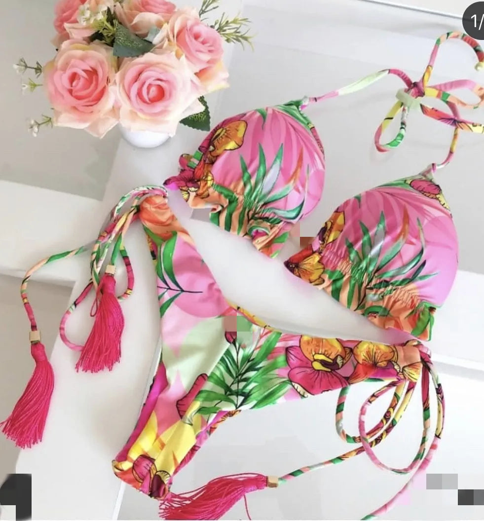 Riptide Rebel Bikini Set Knotted Swimsuit