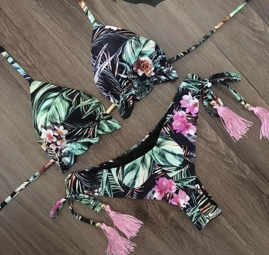 Riptide Rebel Bikini Set Knotted Swimsuit