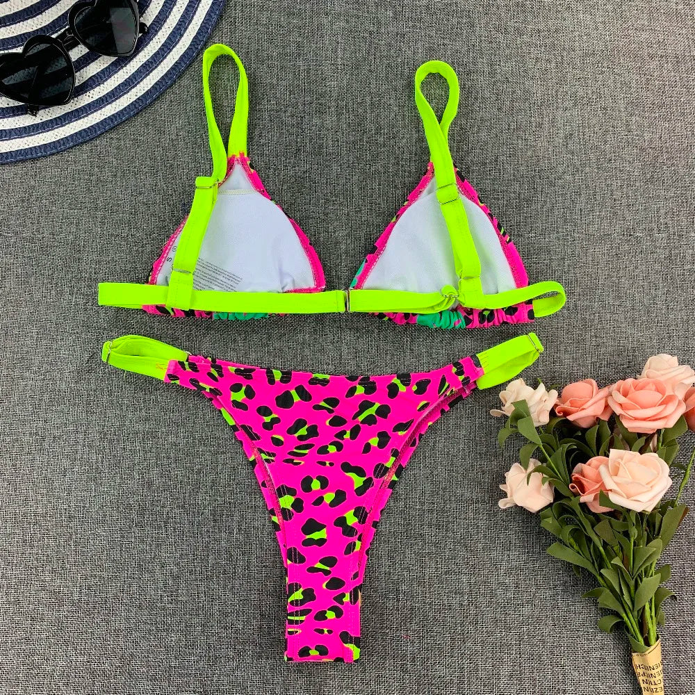 Gypsy Wave Rider Stylish Print Bikini Set