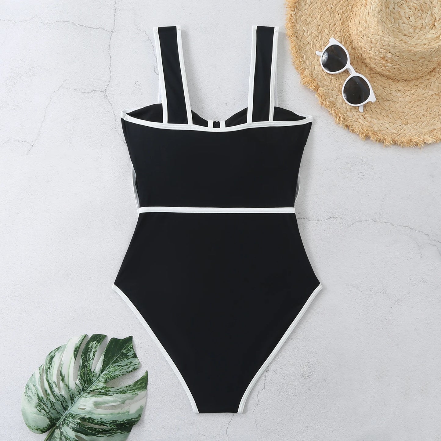 Sahara Shimmer One-Piece with Wrap
