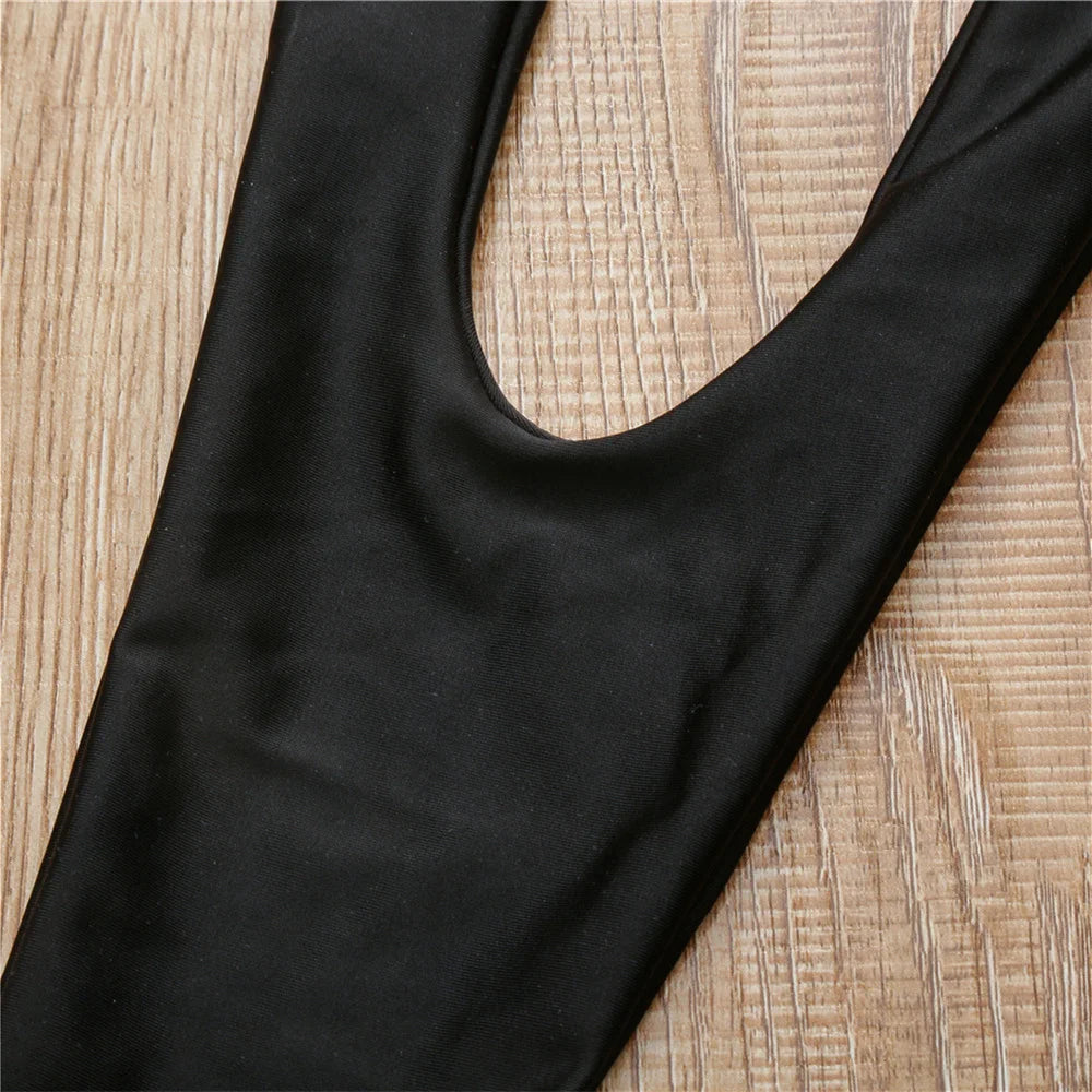 Boho Break Backless Bikini Hollow Out One-Piece