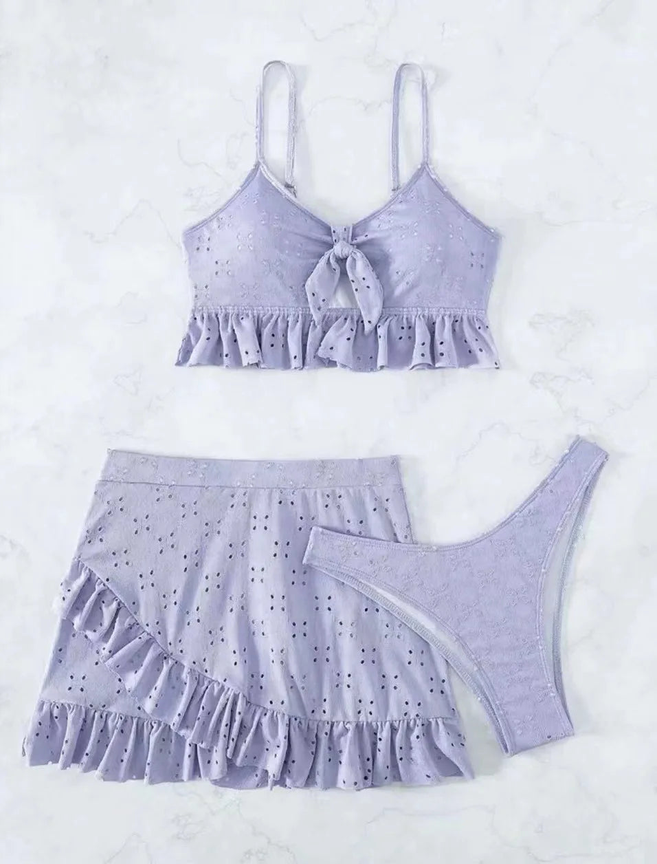 Shellscape Soul Three-piece Swimsuit Bikini