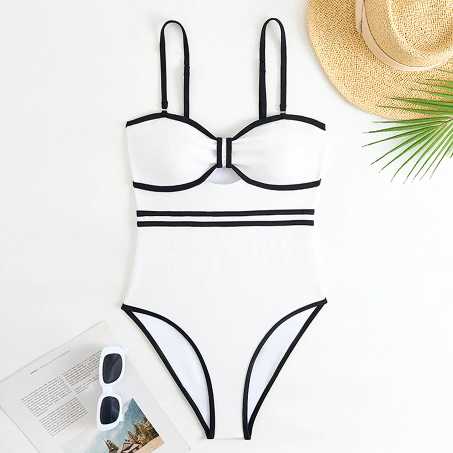 Sahara Shimmer One-Piece with Wrap