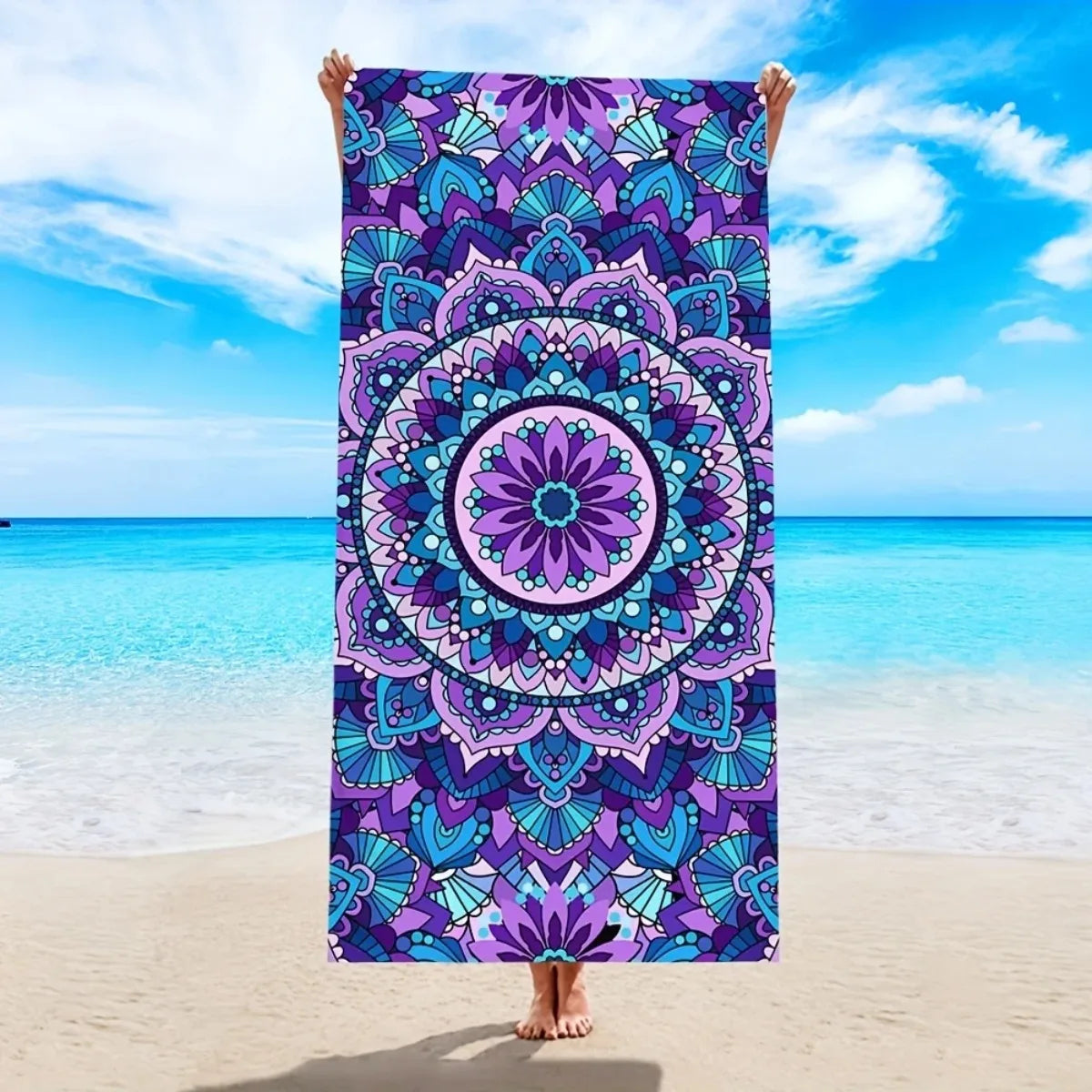 Microfiber Beach Towel - Soft, Absorbent, Quick-drying