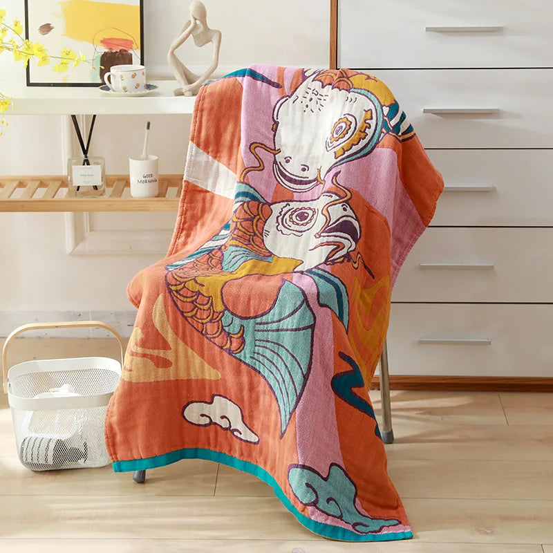 Nordic Soft Absorbent Cotton Beach Bath Towel