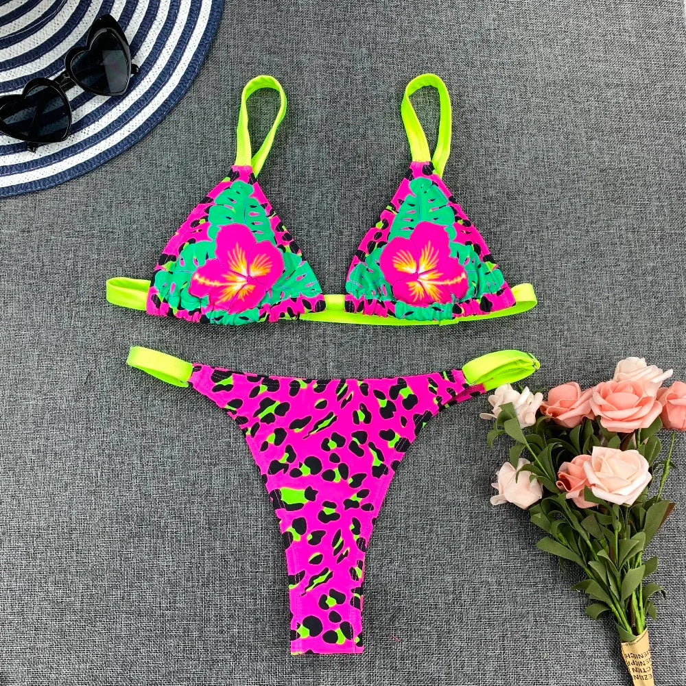 Gypsy Wave Rider Stylish Print Bikini Set