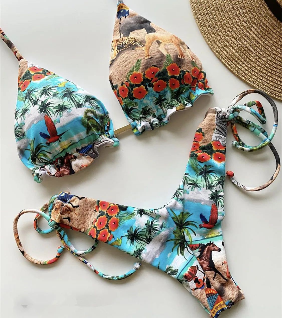 Riptide Rebel Bikini Set Knotted Swimsuit