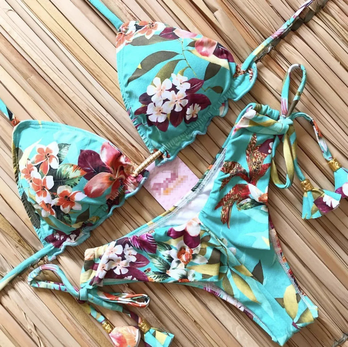 Riptide Rebel Bikini Set Knotted Swimsuit