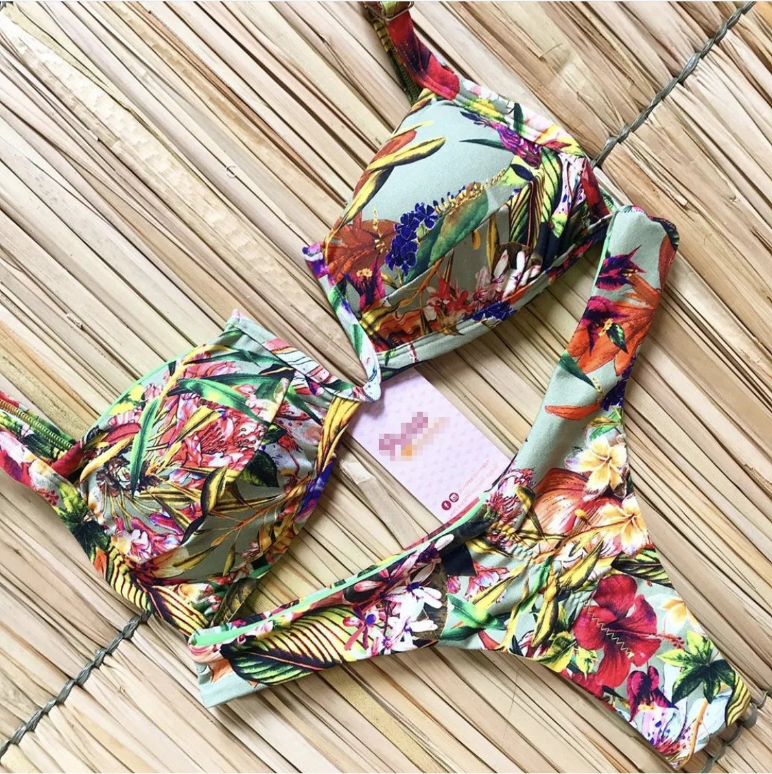 Riptide Rebel Bikini Set Knotted Swimsuit