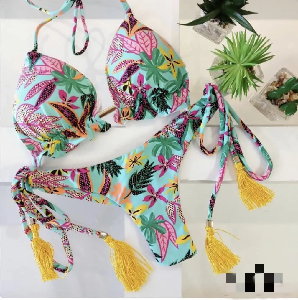 Riptide Rebel Bikini Set Knotted Swimsuit
