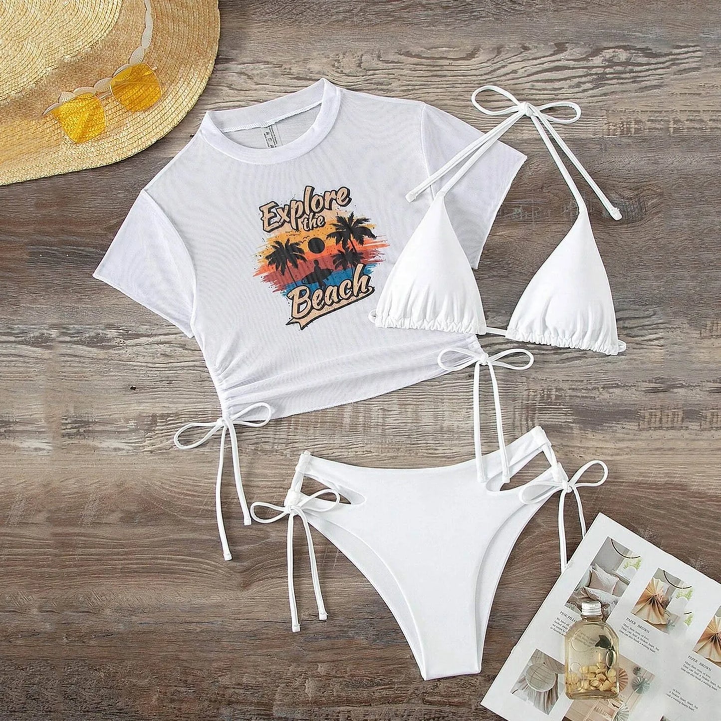 Luna Shell Luxe 3-piece bikini