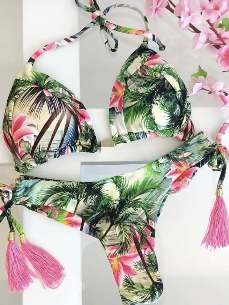 Riptide Rebel Bikini Set Knotted Swimsuit