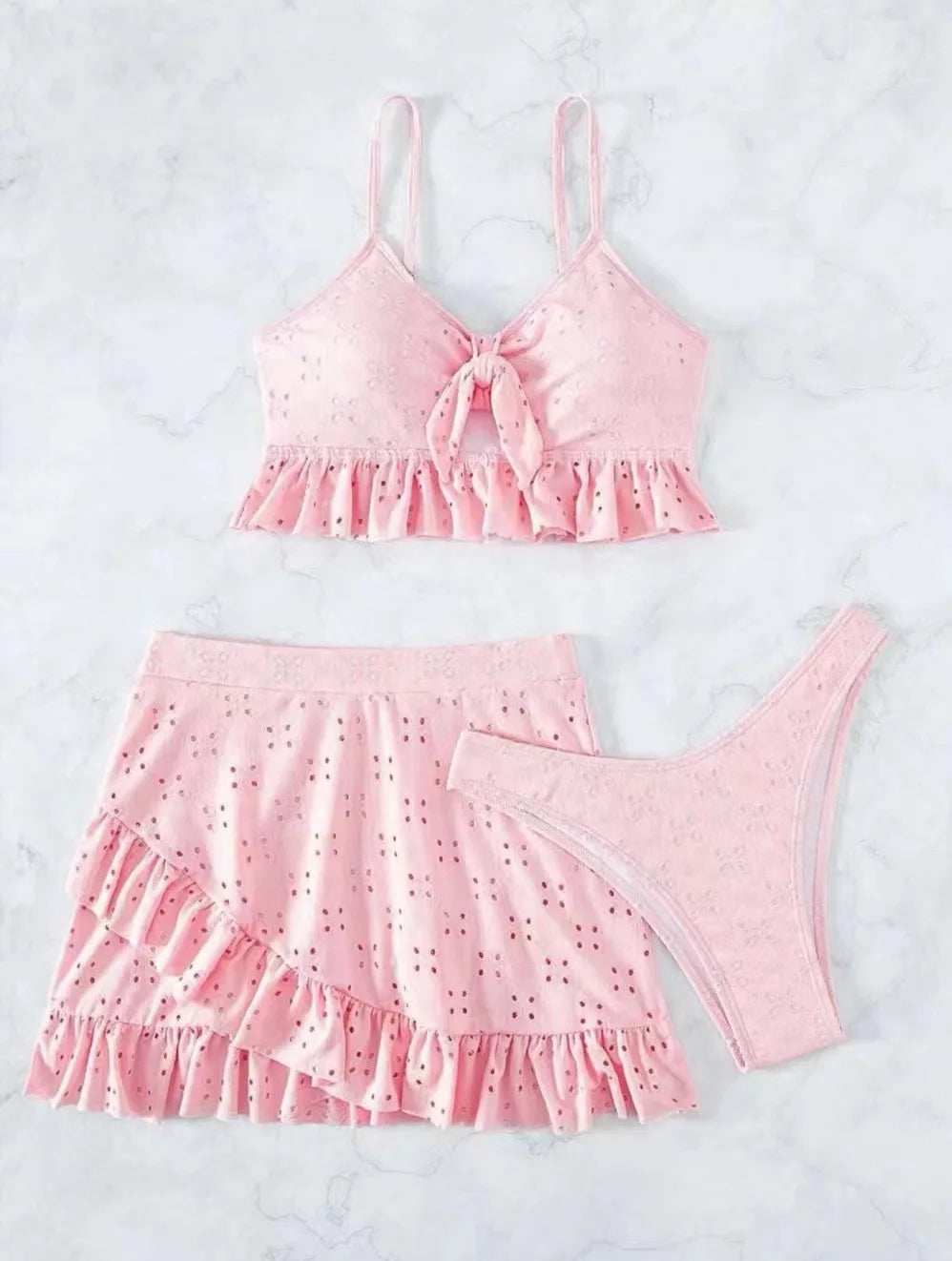 Shellscape Soul Three-piece Swimsuit Bikini