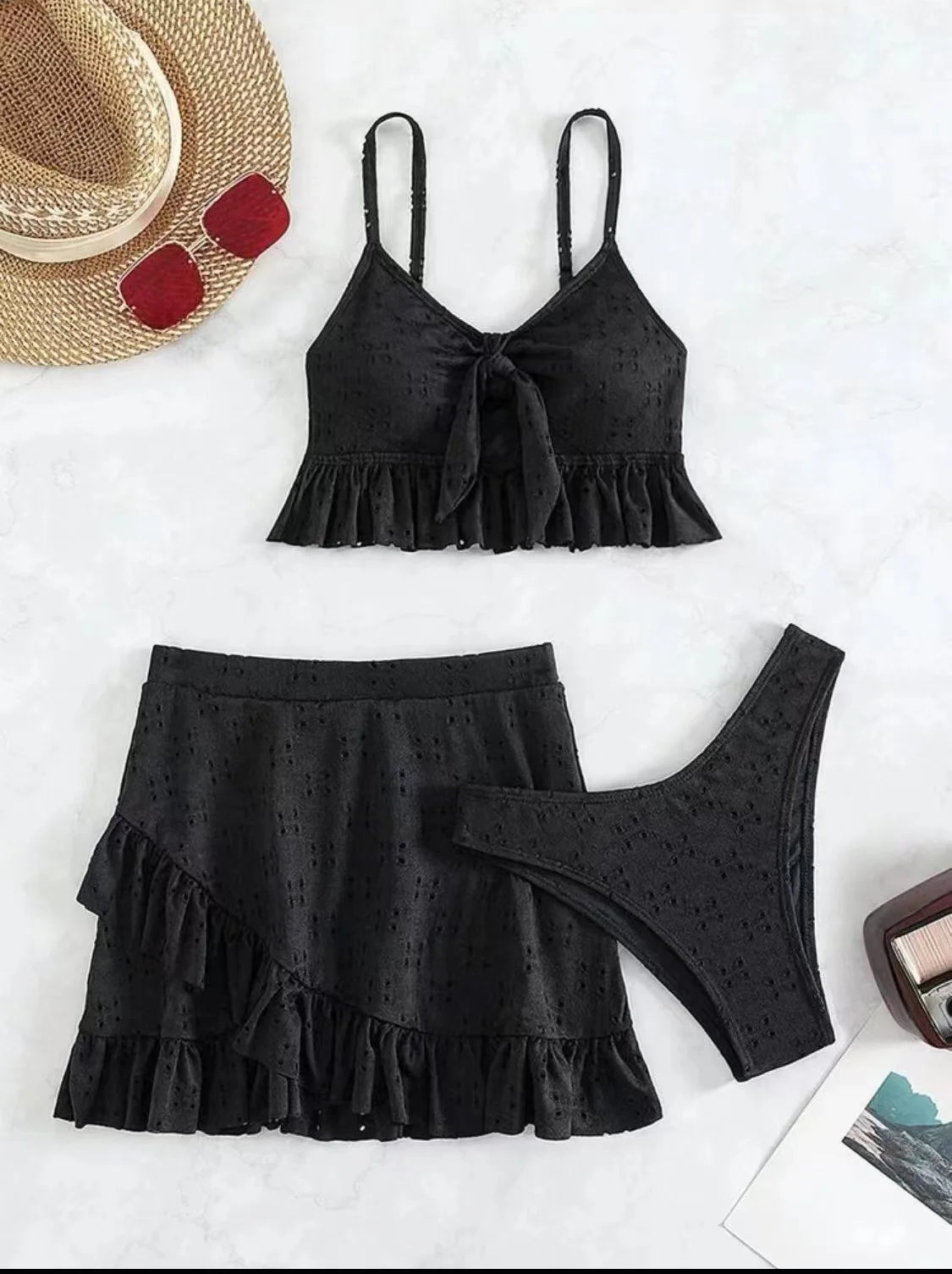 Shellscape Soul Three-piece Swimsuit Bikini