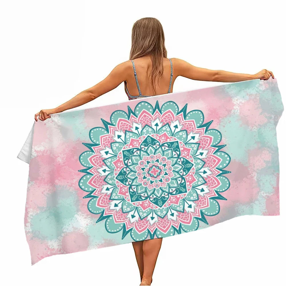 Microfiber Beach Towel - Soft, Absorbent, Quick-drying