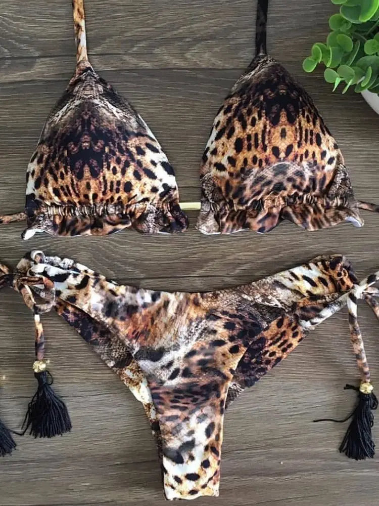 Riptide Rebel Bikini Set Knotted Swimsuit