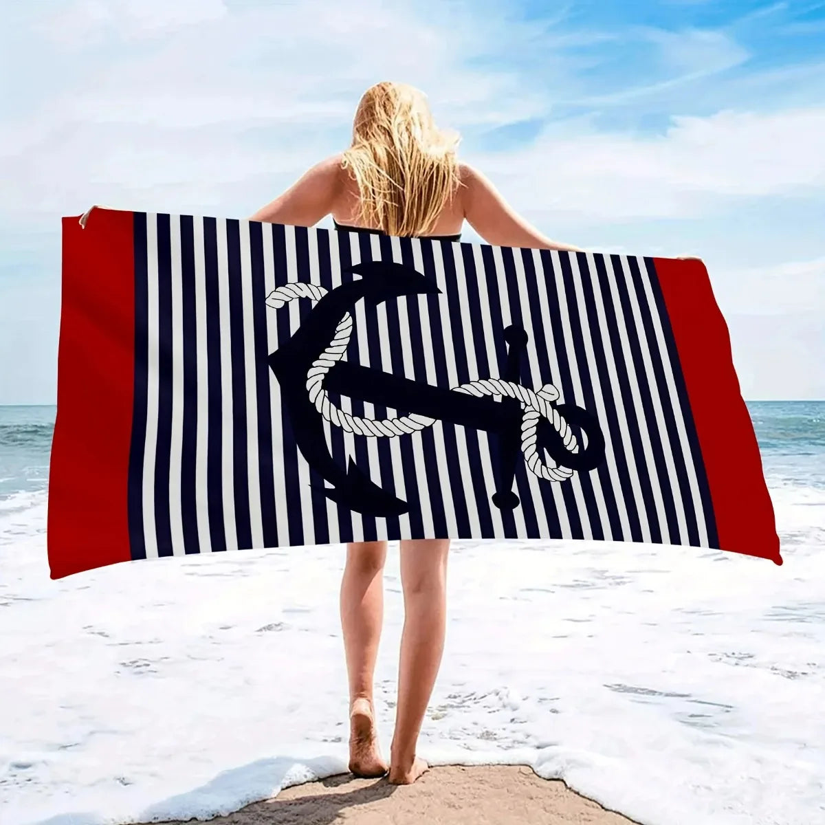 Microfiber Beach Towel - Soft, Absorbent, Quick-drying