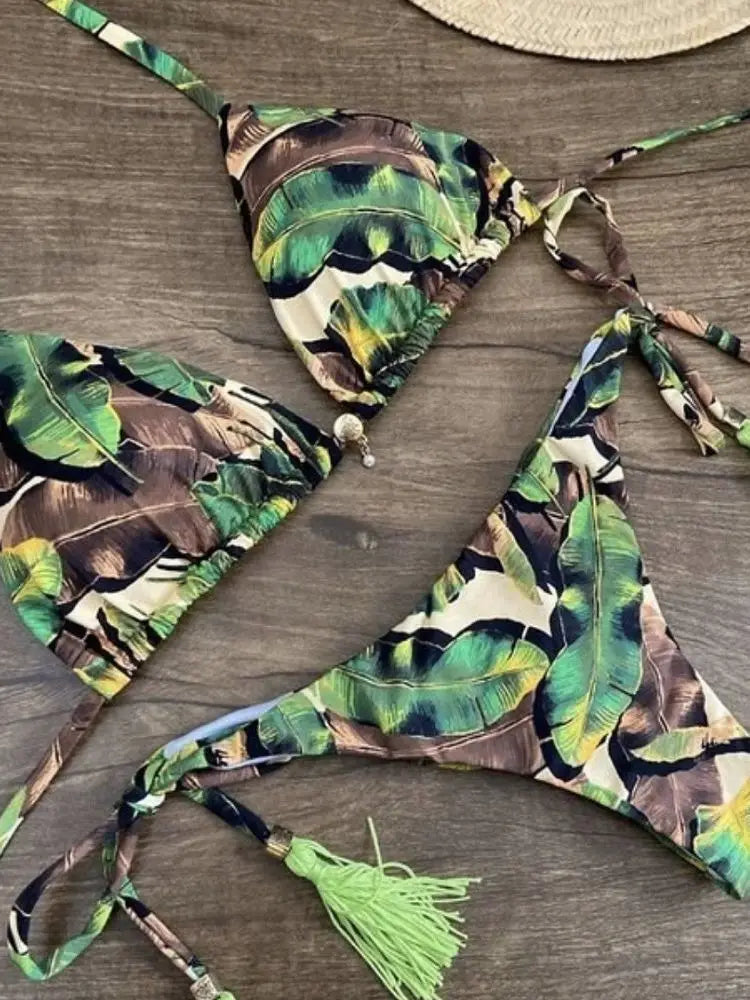 Riptide Rebel Bikini Set Knotted Swimsuit
