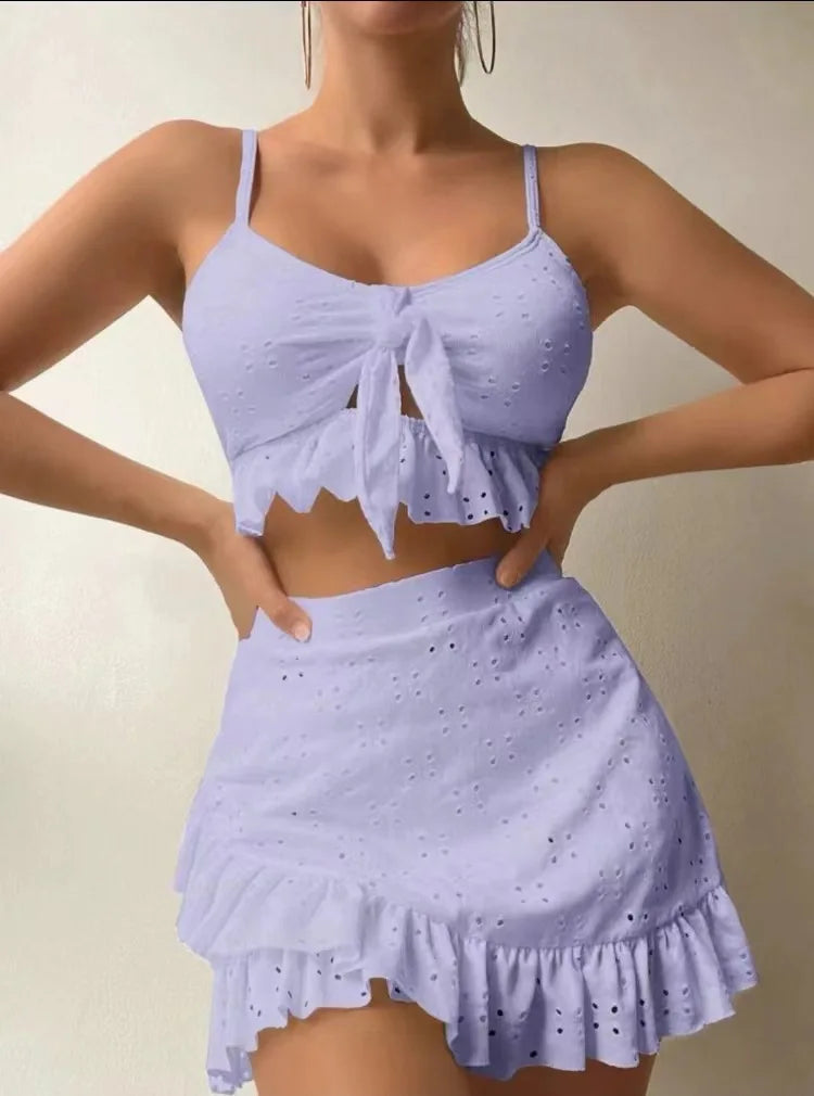 Shellscape Soul Three-piece Swimsuit Bikini