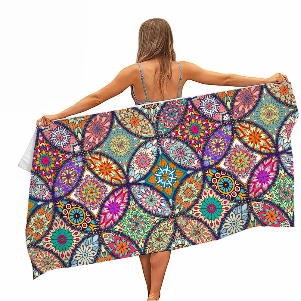 Microfiber Beach Towel - Soft, Absorbent, Quick-drying