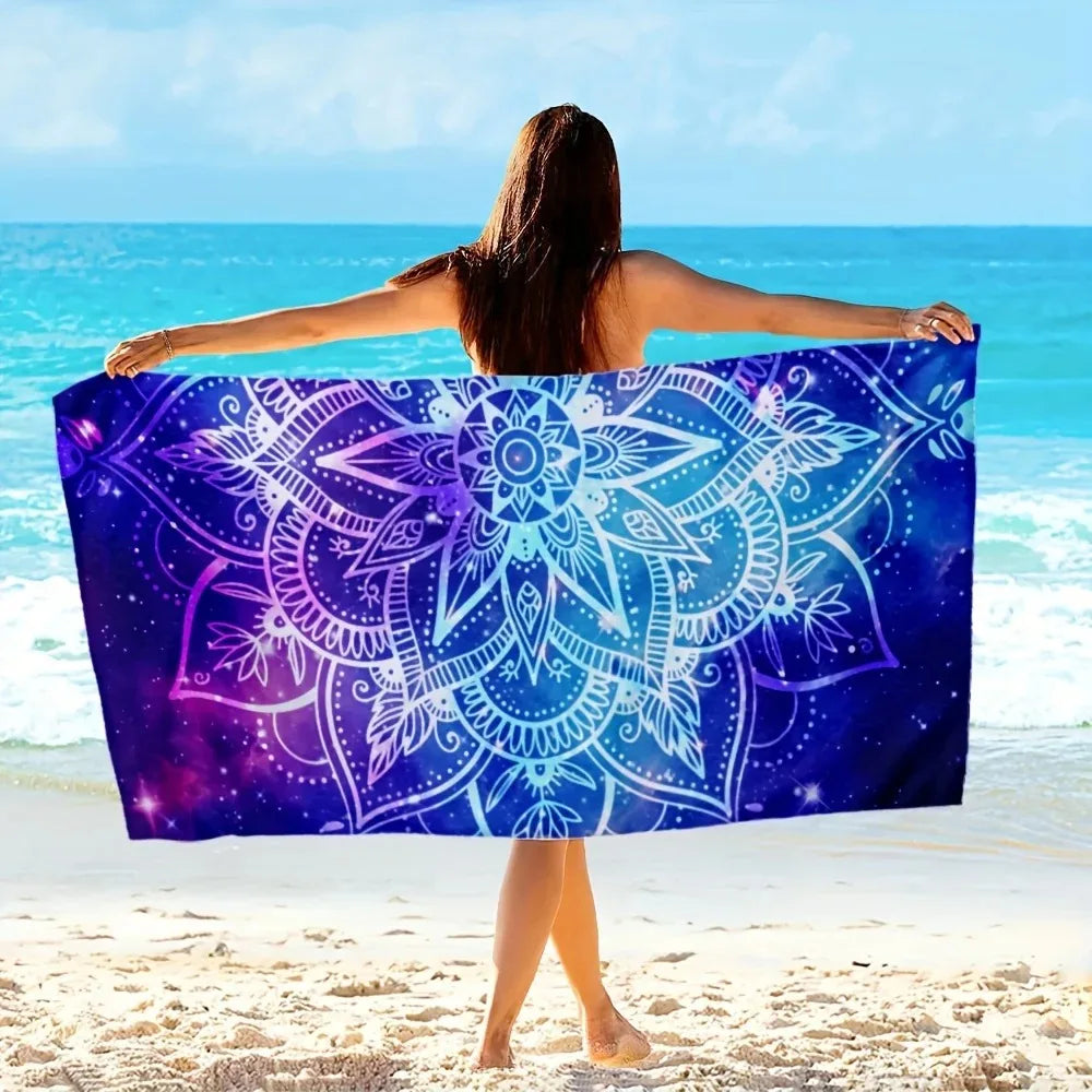 Microfiber Beach Towel - Soft, Absorbent, Quick-drying