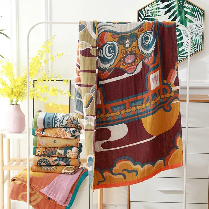 Nordic Soft Absorbent Cotton Beach Bath Towel