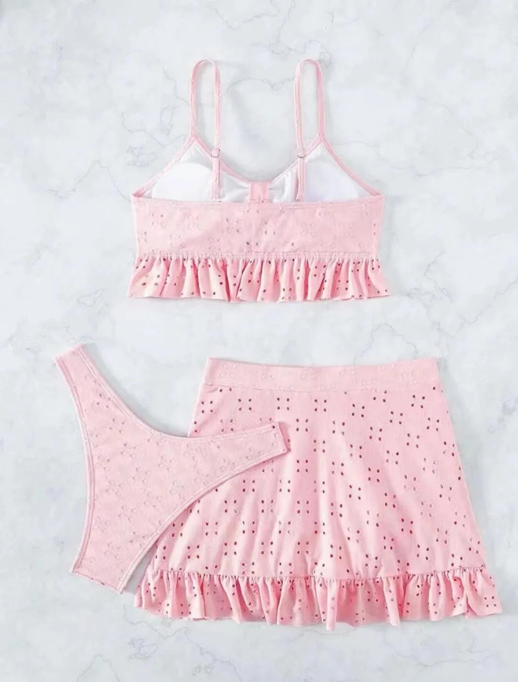 Shellscape Soul Three-piece Swimsuit Bikini