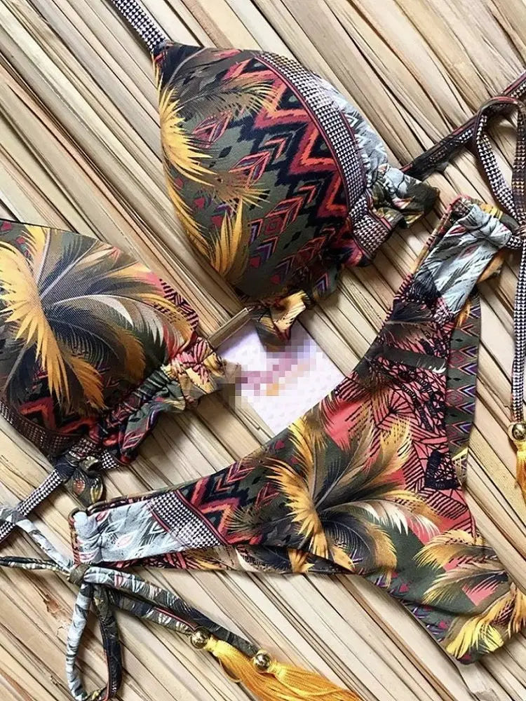 Riptide Rebel Bikini Set Knotted Swimsuit
