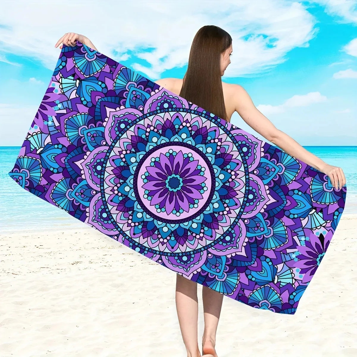 Microfiber Beach Towel - Soft, Absorbent, Quick-drying