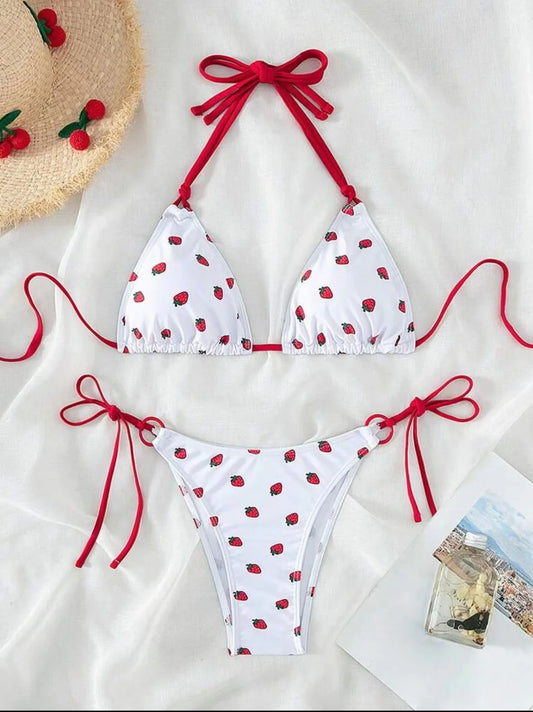 Sanday Soulara Strawberry micro string bikini