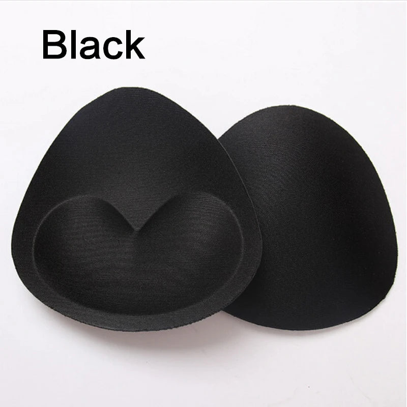 3D Thicken Sponge Bra Pads Sexy Breast Insert Push Up Bra Enhancer Swimsuit Bikini Pad Removeable Foam Chest Accessories Women