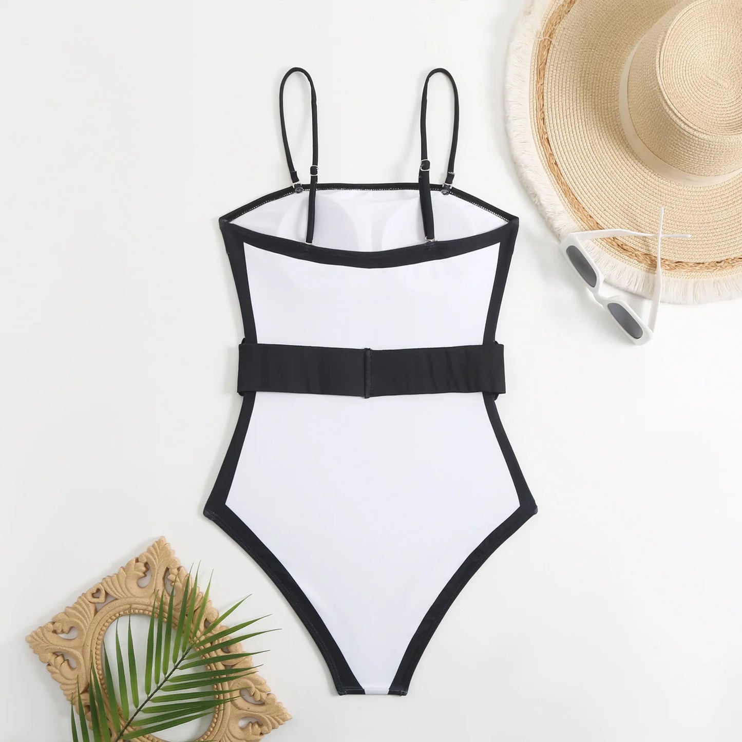 Sahara Shimmer One-Piece with Wrap