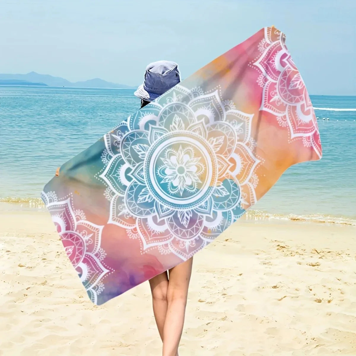 Microfiber Beach Towel - Soft, Absorbent, Quick-drying