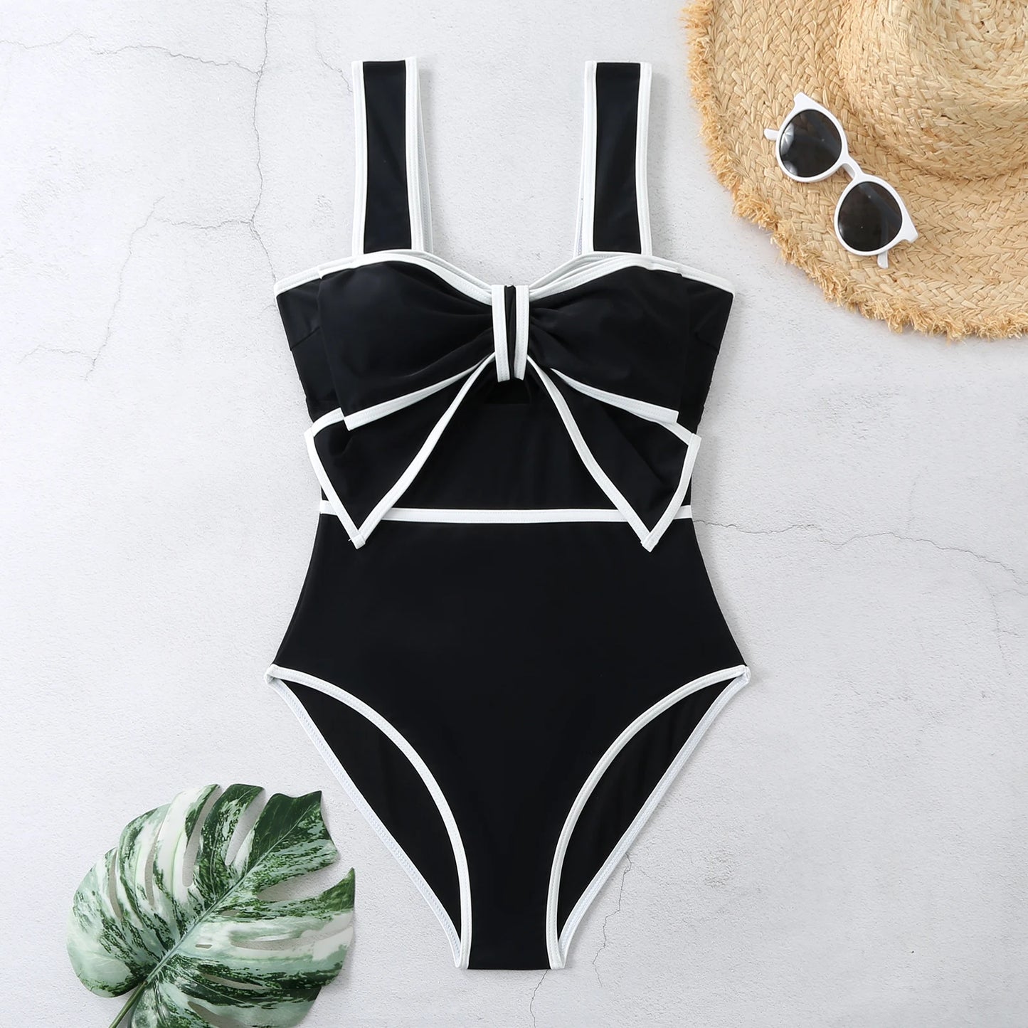 Sahara Shimmer One-Piece with Wrap