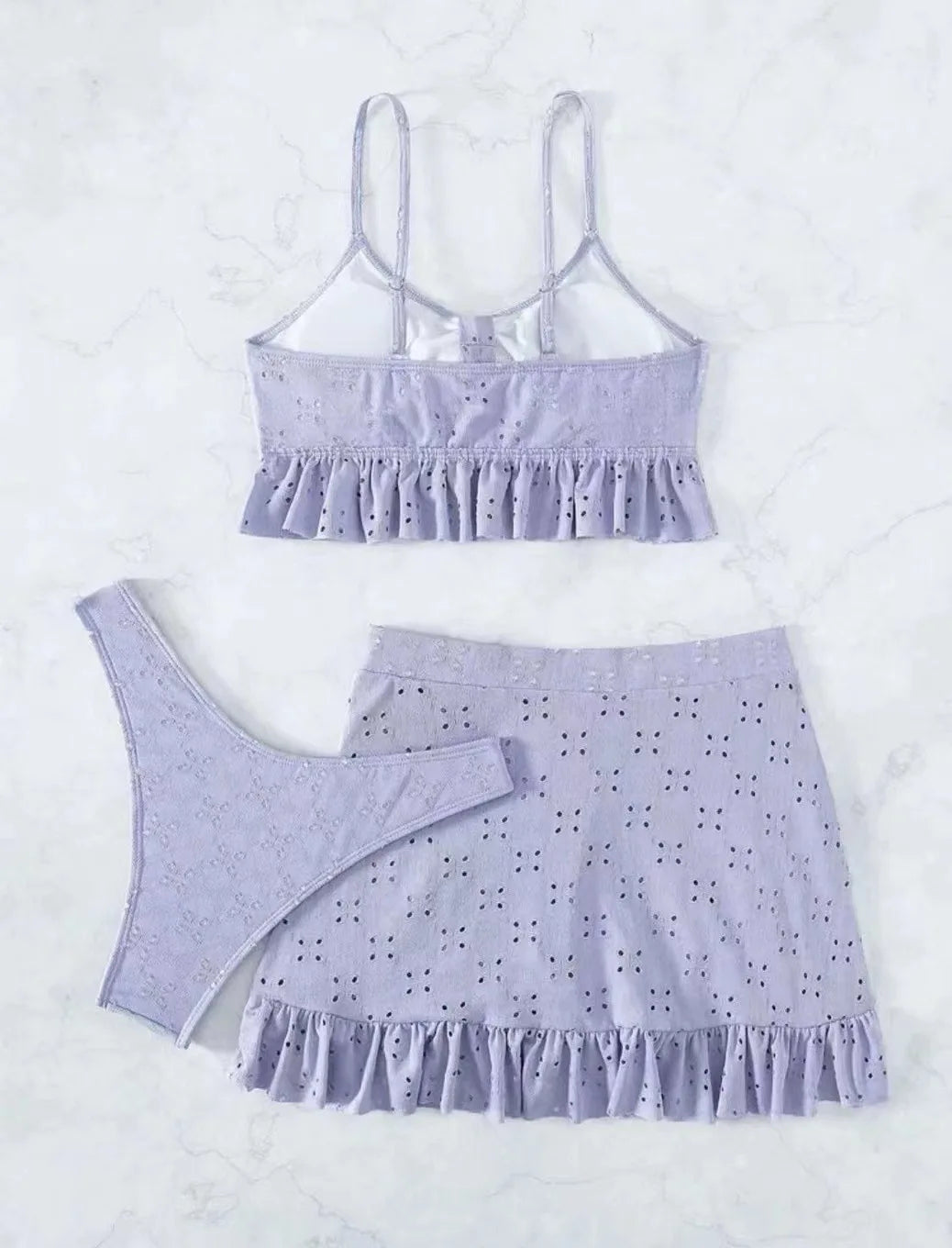Shellscape Soul Three-piece Swimsuit Bikini