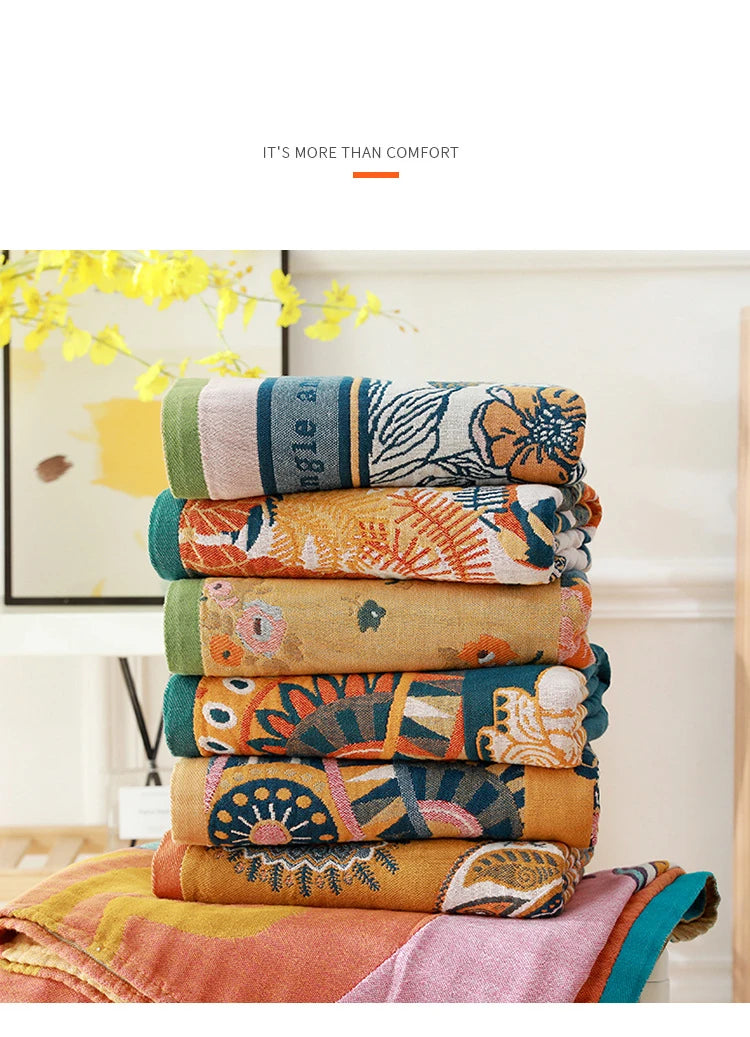 Nordic Soft Absorbent Cotton Beach Bath Towel
